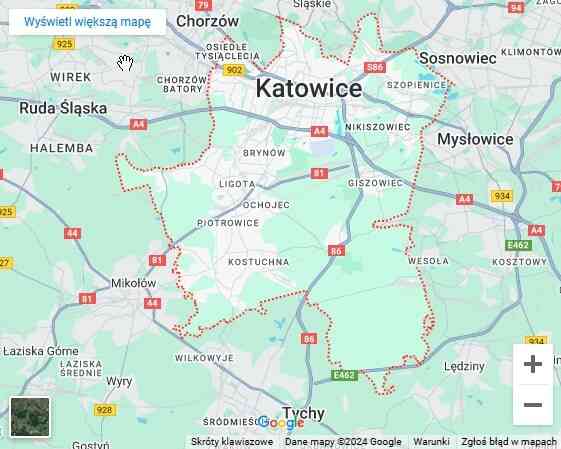 warsztaty dla dzieci z dojazdem Katowice mapa